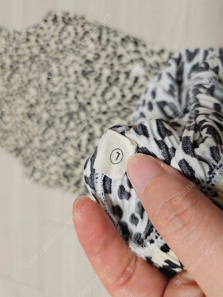 세아랑 플리츠셋업 라지사이즈 여아여름상하복 호피플리츠 이미지