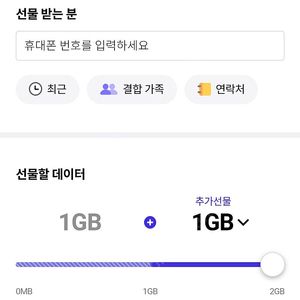 Sk데이터 2기가 2000원에 판매해요.