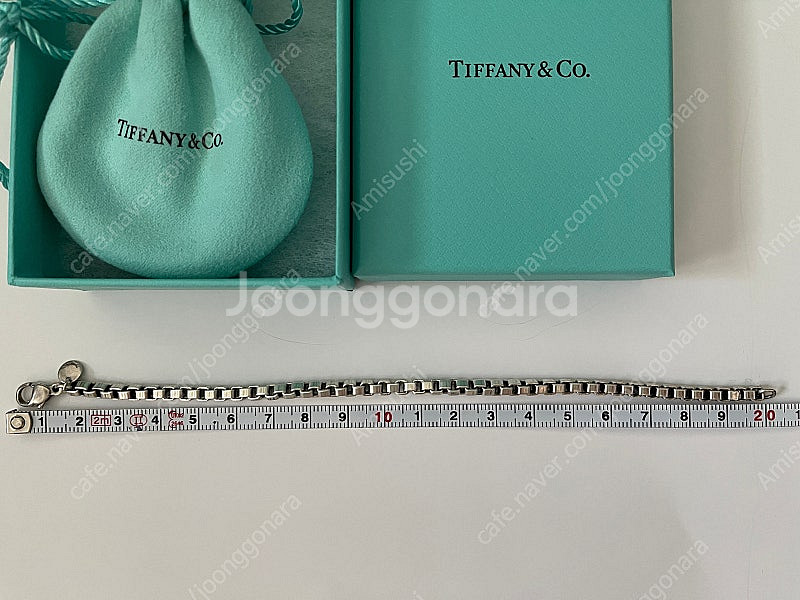 티파니앤코 92.5 베네치안 링크 팔찌 ( 20cm--5