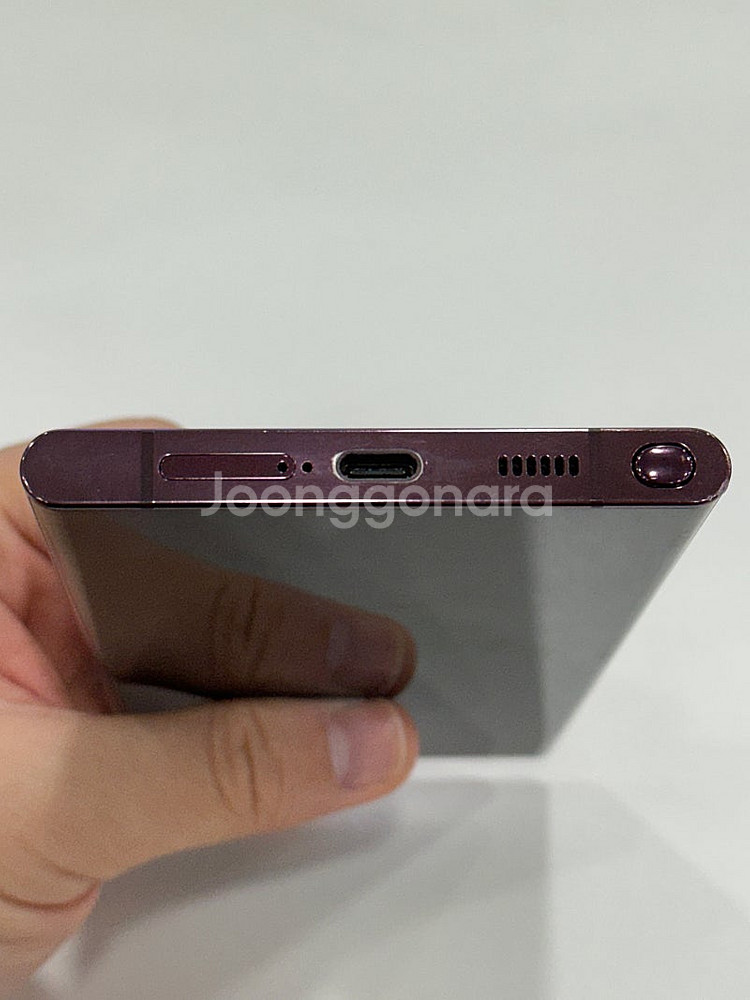 갤럭시S22울트라 버건디 256GB (S908) 외관 ...--5