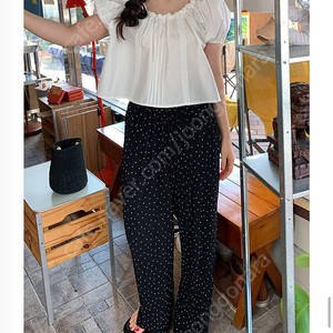 아이링 플리츠팬츠 도트 도트플리츠 팝니다