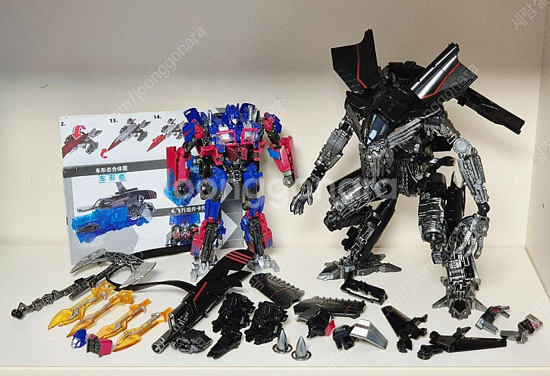 트랜스포머 바이웨이 스튜디오 시리즈 제트 파워 옵티머스 프라임 세트--1