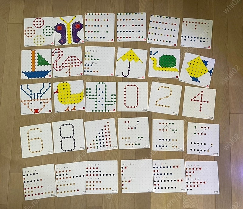 스몰페그, 아동 수세기, 교구, 소근육 발달 장난감--5