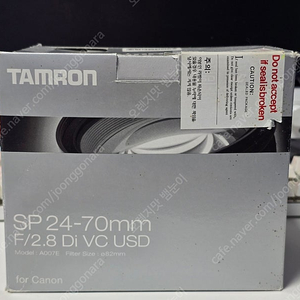 탐론 24-70vc 탐론 24-70mm f2.8 vc usd 탐륵 구탐륵 박스포함