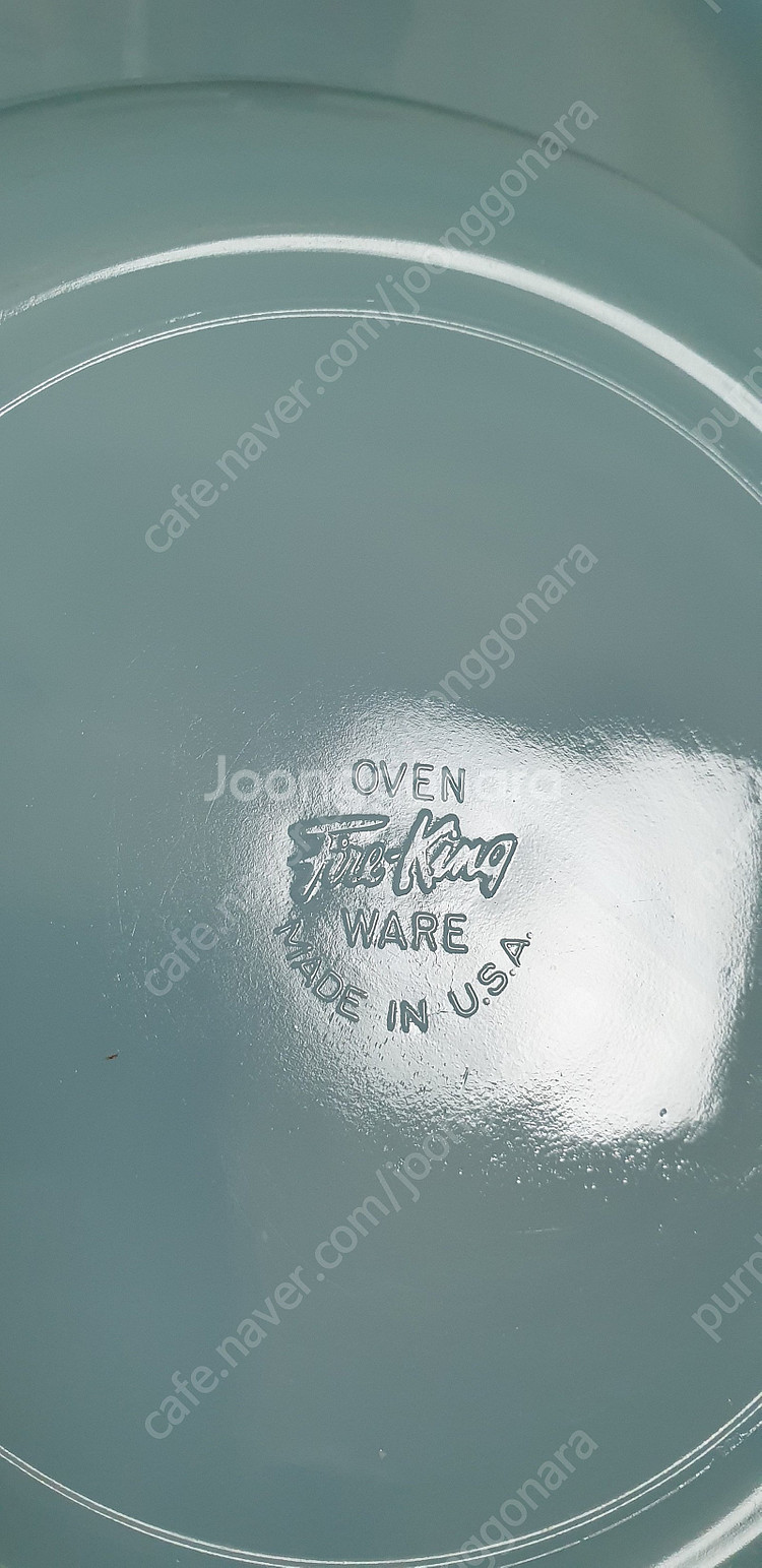 빈티지 파이어킹 터콰이즈 블루웨어종류 분양--9