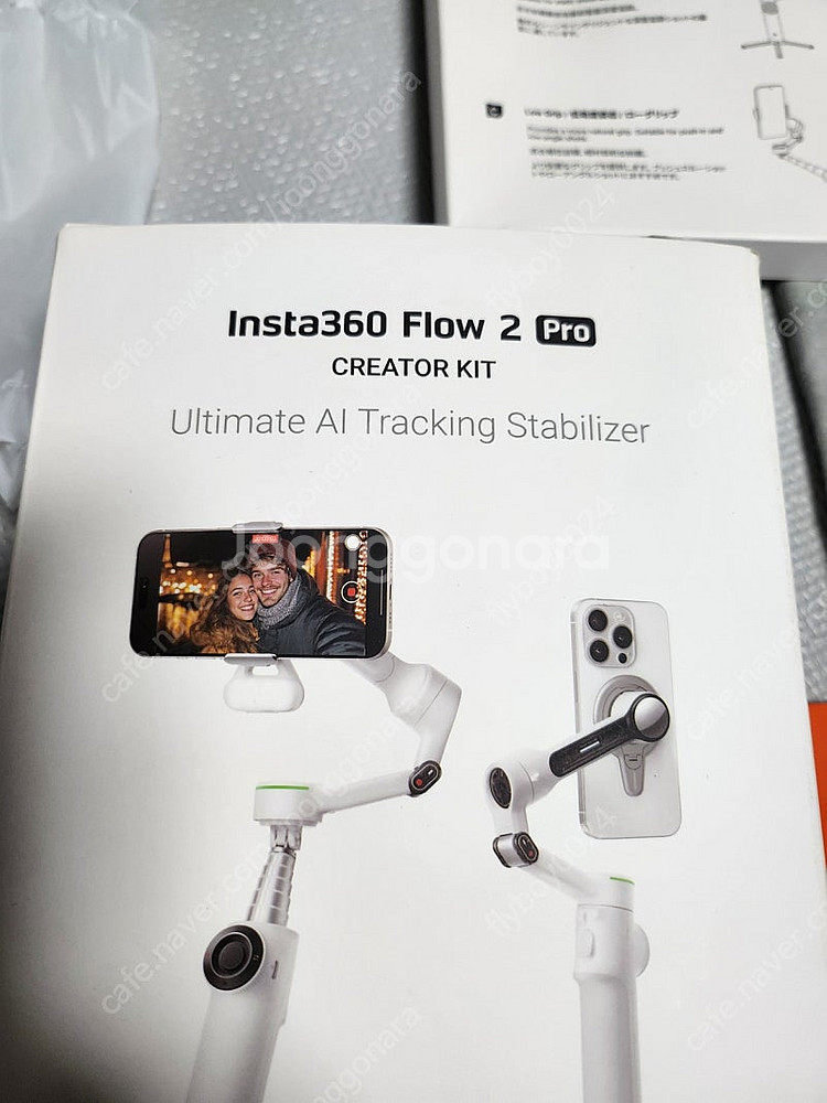 인스타360 flow2 PRO AI 트랙킹 스테빌라이저 크리에이터킷 미사용 팝니다.--0