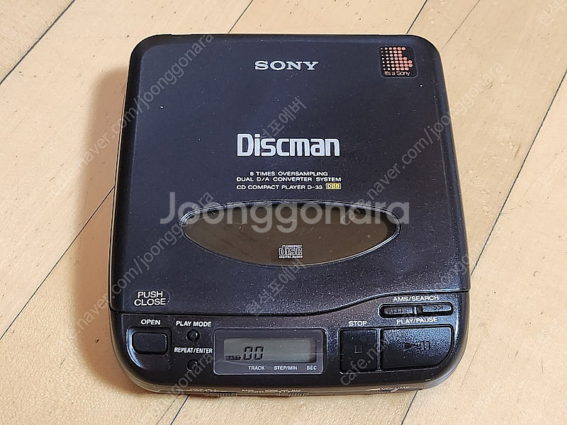 소니 SONY 포터블 CD 플레이어 D-33 CDP--0