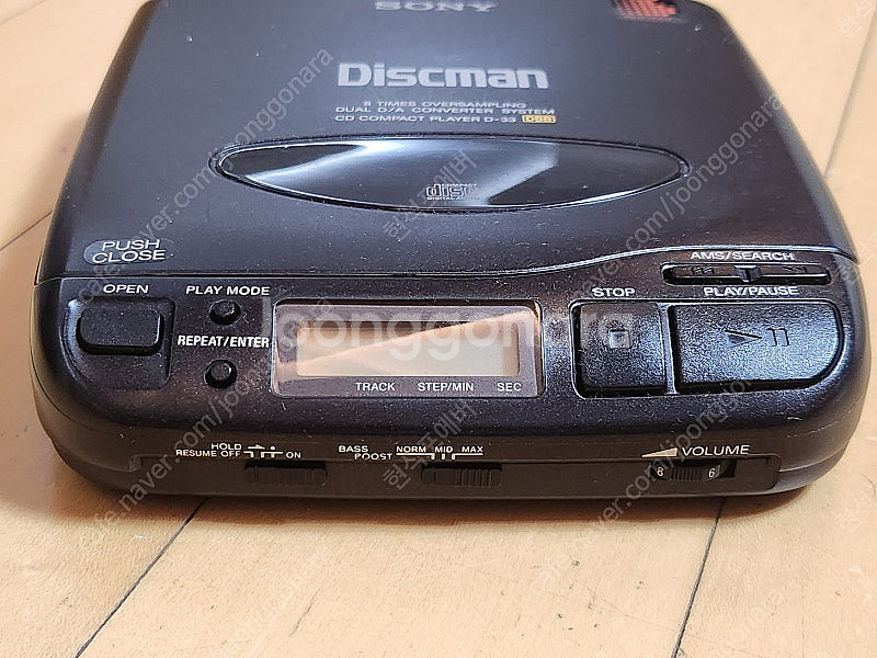 소니 SONY 포터블 CD 플레이어 D-33 CDP--3