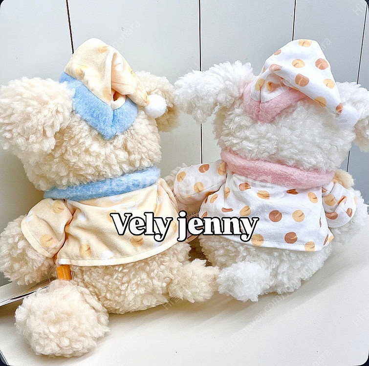 새상품)잠옷 강아지 푸들 말티푸 중형 애착인형 꼬순내친...--3