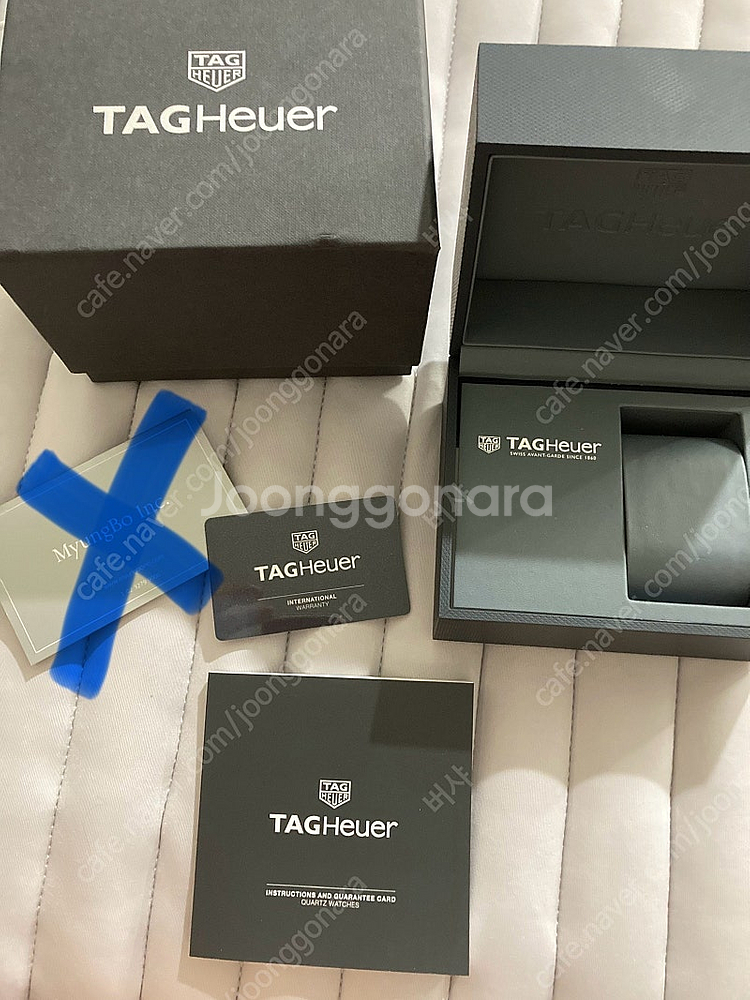 태그호이어 박스 보증서 책자 판매 (태그호이어 케이스)--0