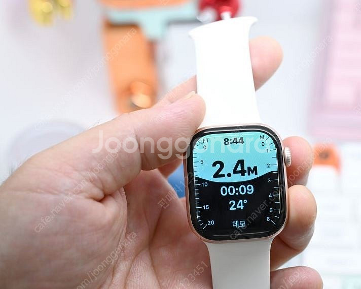 애플워치 10 46mm 로즈골드 S급 GPS모델 / A...--0