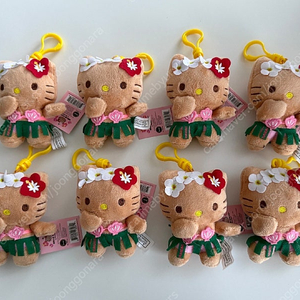 산리오 하와이 태닝키티 키링 정품
