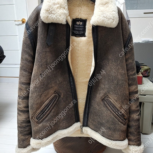 알파인더스트리 B-6(b6) 리얼항공무스탕 텝M(실사이즈 95~슬림97) 이미지