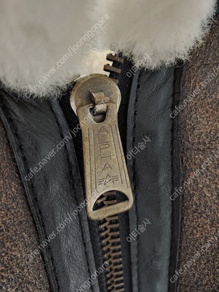 알파인더스트리 B-6(b6) 리얼항공무스탕 텝M(실사이즈 95~슬림97) 이미지