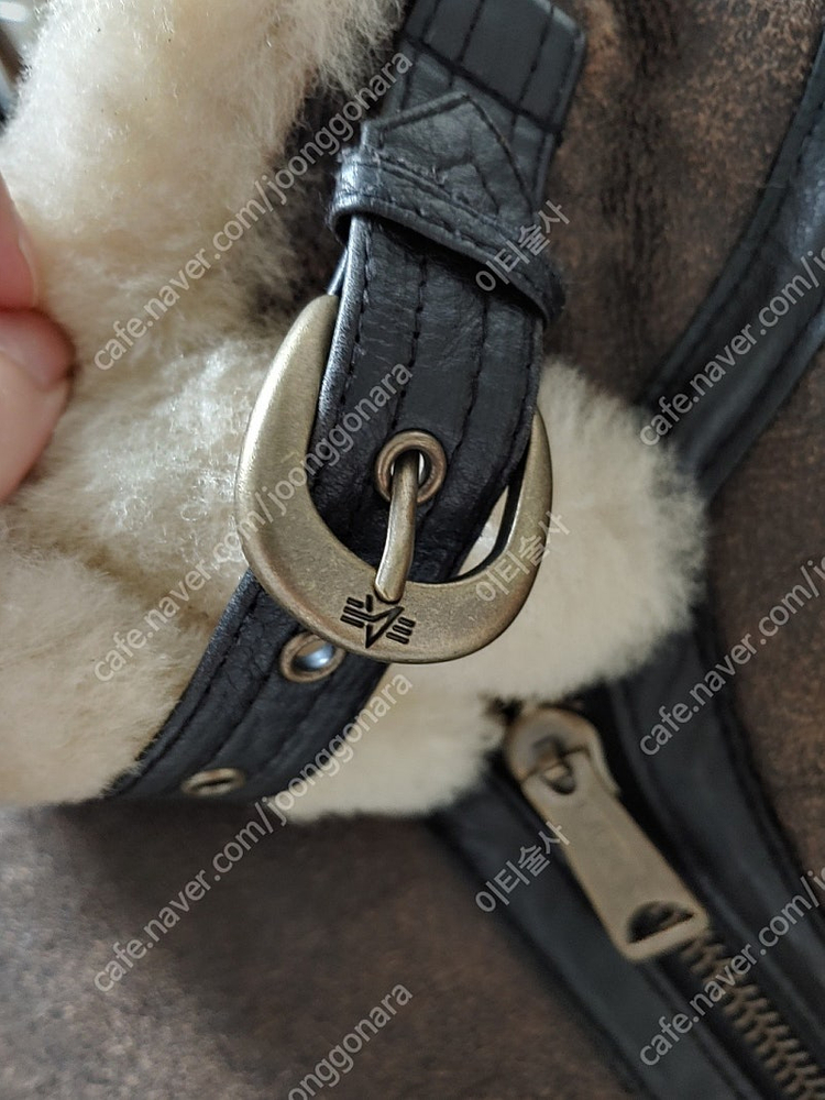 알파인더스트리 B-6(b6) 리얼항공무스탕 텝M(실사이즈 95~슬림97) 이미지