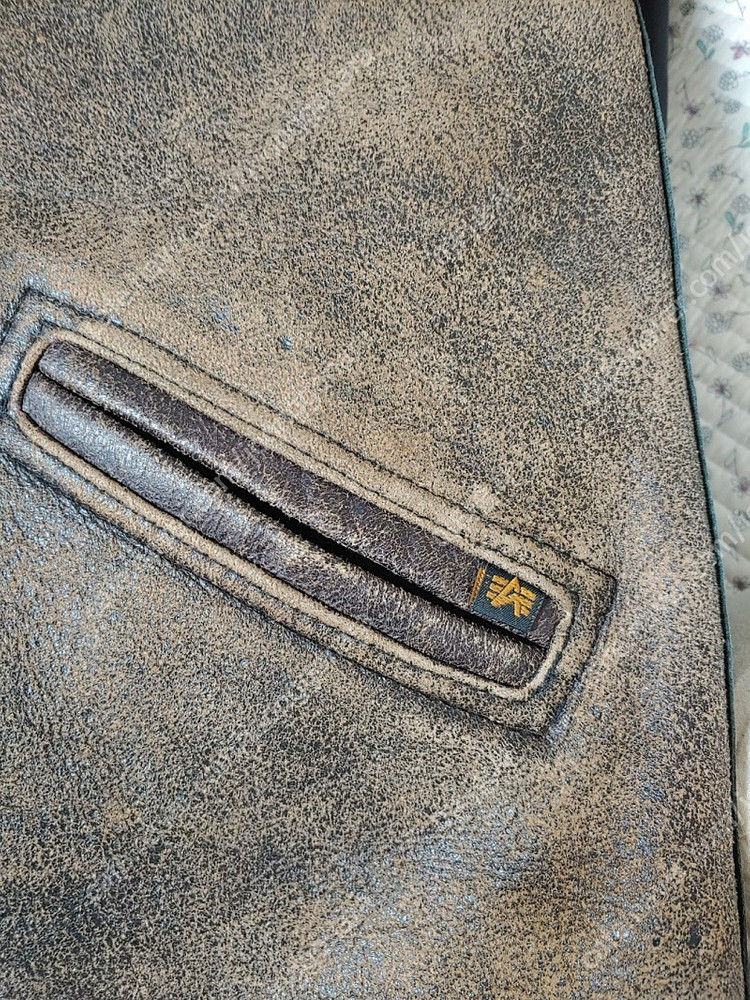 알파인더스트리 B-6(b6) 리얼항공무스탕 텝M(실사이즈 95~슬림97) 이미지