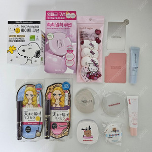 [새상품] 바닐라코 쿠션 본품2개+리필3개+미니쿠션 & 파우더2개 & 마스카라2개 등 일괄판매