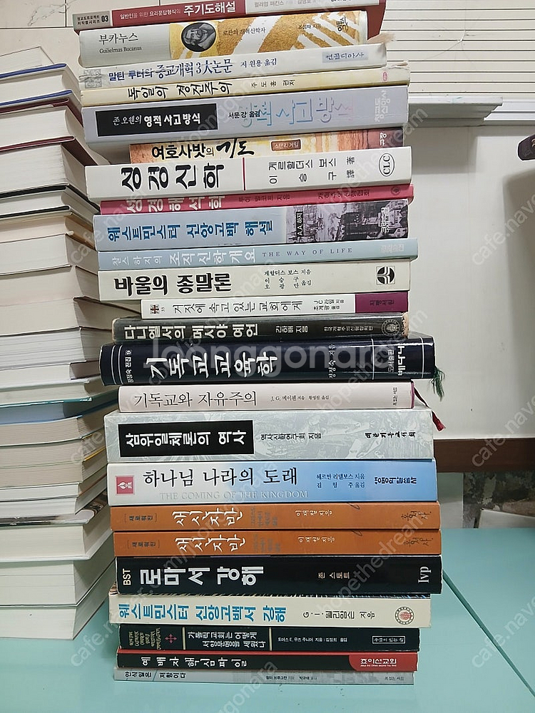 기독교 신학 서적 50%에 정리합니다--4