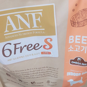 ANF 6FreeS 소고기 강아지 사료 4kg/배송비포함