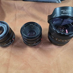 라이카 leica R 렌즈 35mm F2 cron, 50mm F2 cron, 21-35mm vario-elmar F3.5-4 ROM