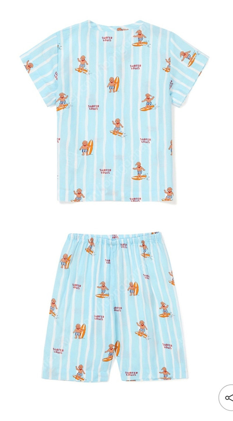 오르시떼 남아동 레이온 여름 파자마, 잠옷 85(서핑홀릭) 이미지