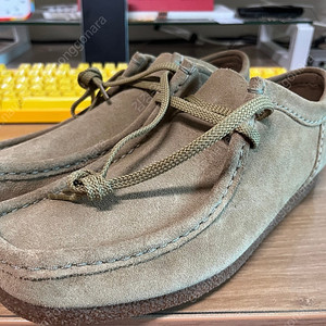 Clarks 남성용 샤크레 리 런 가죽 모카신 다크 샌드 스웨이드 US 9 265사이즈 판매합니다