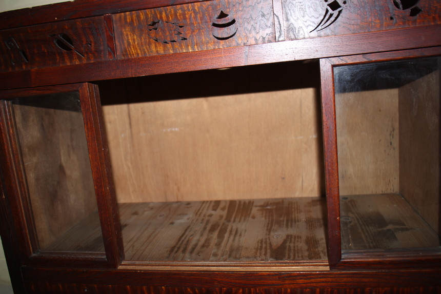 오래된 왜정시대 찬장 (작은 싸이즈) 수작업 송판 인테리어 고가구 엔틱소품 근대사 골동품 한옥 장식 이미지