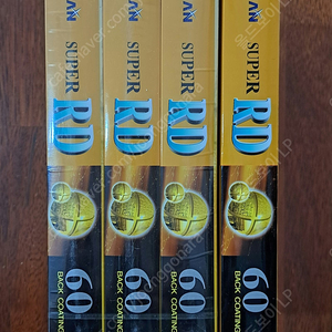 새한 비디오 테이프 60분 (미개봉) 4개 일괄판매 이미지