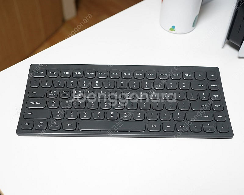 엑토 커브드 미니 무선 블루투스 블투 키보드 B603--1