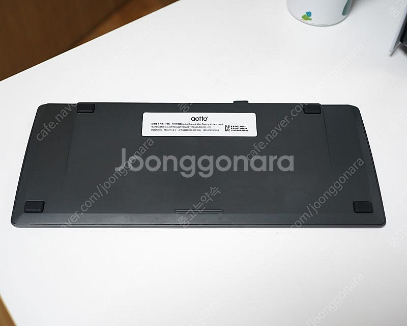 엑토 커브드 미니 무선 블루투스 블투 키보드 B603--2