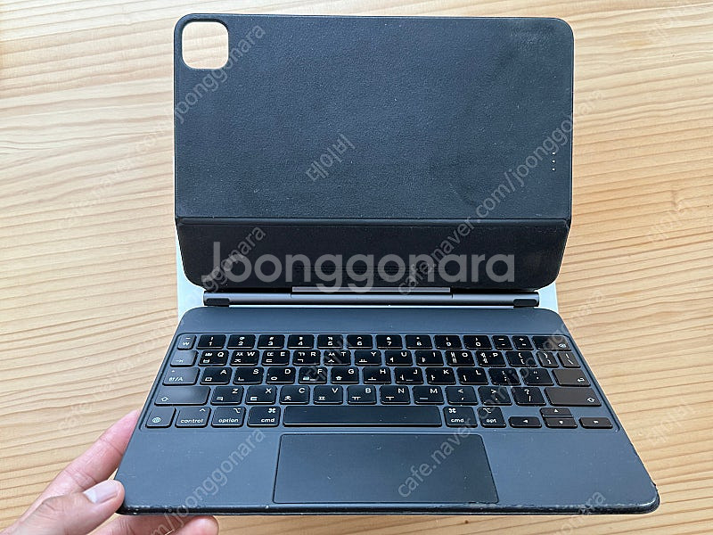 아이패드 프로 11인치 정품 매직키보드 S급 블랙 풀박...--3