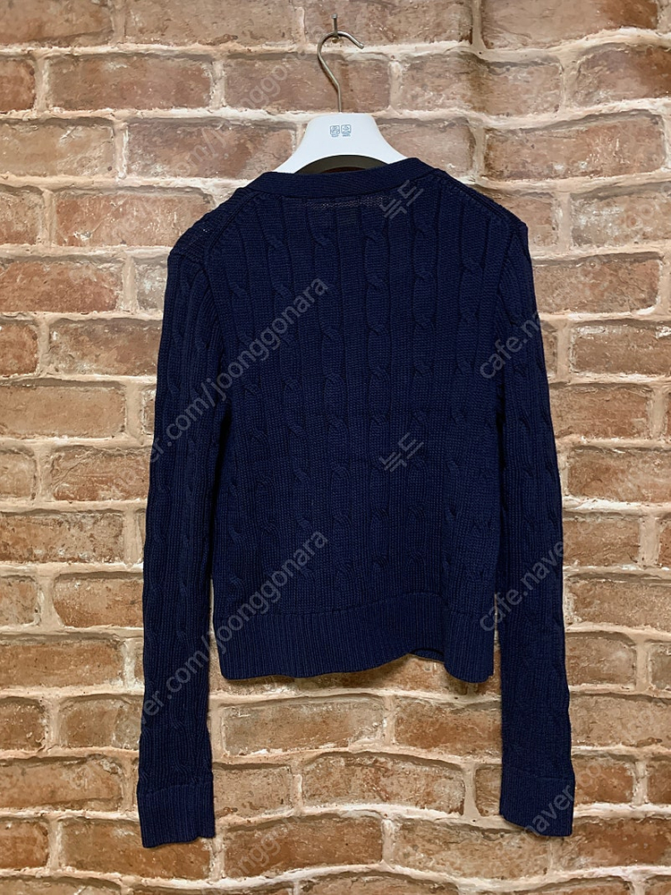 폴로 랄프로렌 Polo ralph lauren 우먼스 여성 포니 로고 케이블 크롭 가디건 이미지
