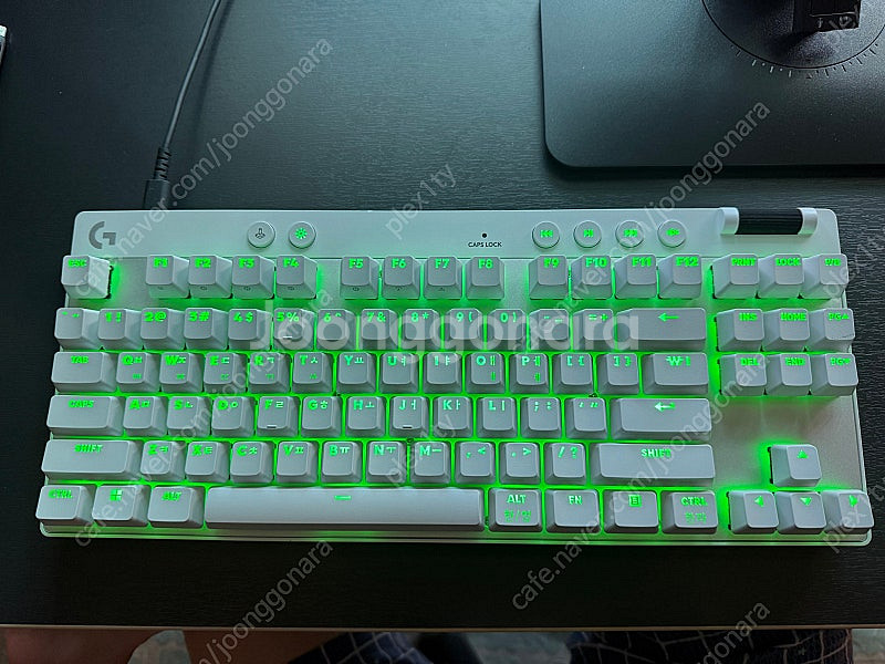로지텍 g pro tkl rapid 화이트--0