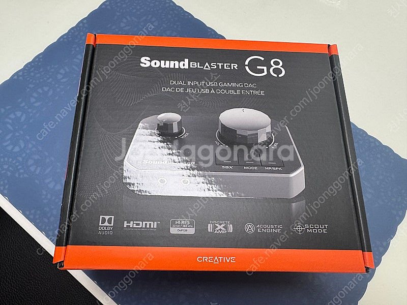 사운드블라스터 G8 판매합니다.--0