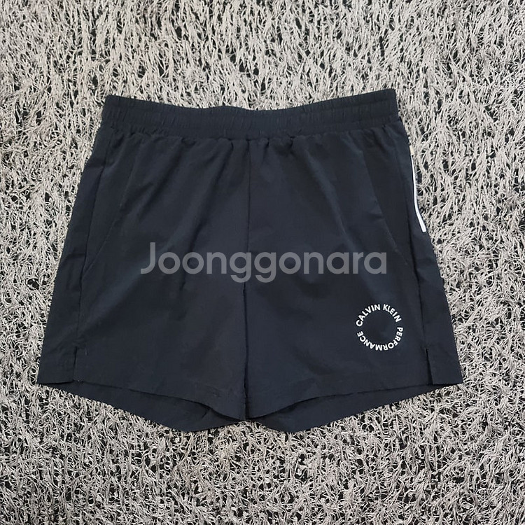 CK 캘빈클라인 남성 우븐 쇼츠, 팬츠, 반바지 M (...--0