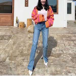 매니모어몽 슬릿 청바지 m사이즈