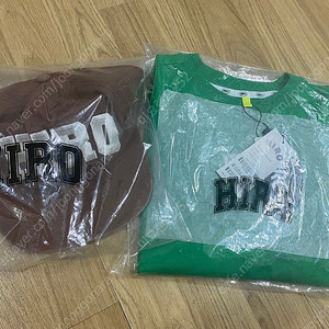 히로 체커레이어드티셔츠그린 130,빅로고캡 브라운