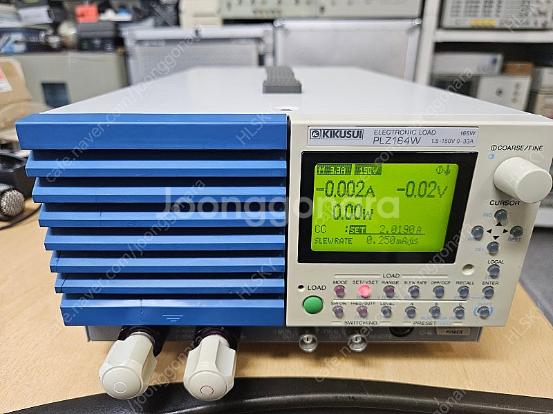 Kikusui PLZ164W electronic load. 1.5 to 150V, 33A, 165W. USB.--0