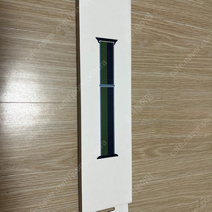애플워치 정품 스트랩 어비스 블루 모스 그린 45mm 새제품
