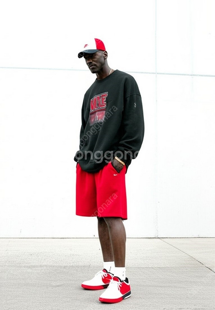 나이키 초레어 헤리티지86 정품 퓨추라 레드/블랙 볼캡 모자 운동 조던--8