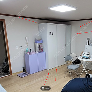 레이디가구 이안빅 1200 옷장+400 거울장 슬라이딩 옷장