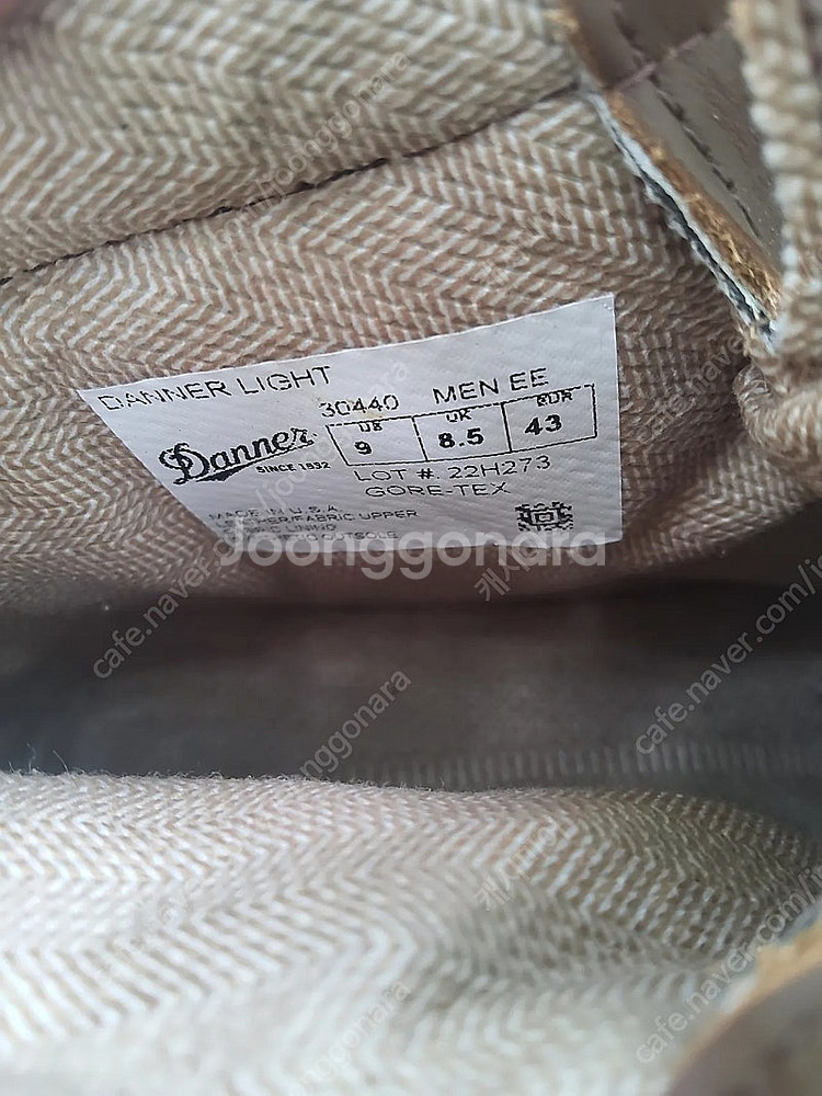 대너30440 고어텍스부츠 270~275 신품--1