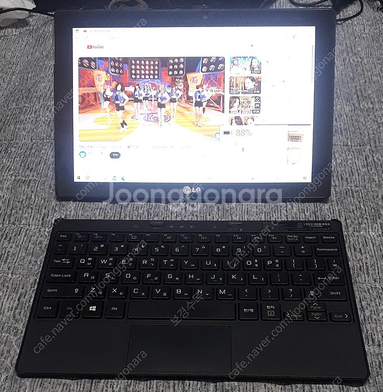 LG 테프릿북 듀오 10T550 B56BK 빛샘 .충전...--0
