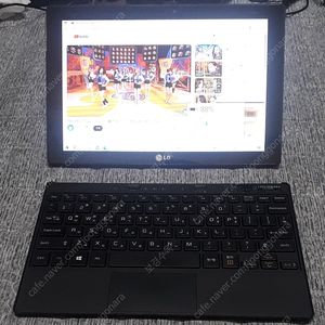 LG 테프릿북 듀오 10T550 B56BK 빛샘 .충전기Win10