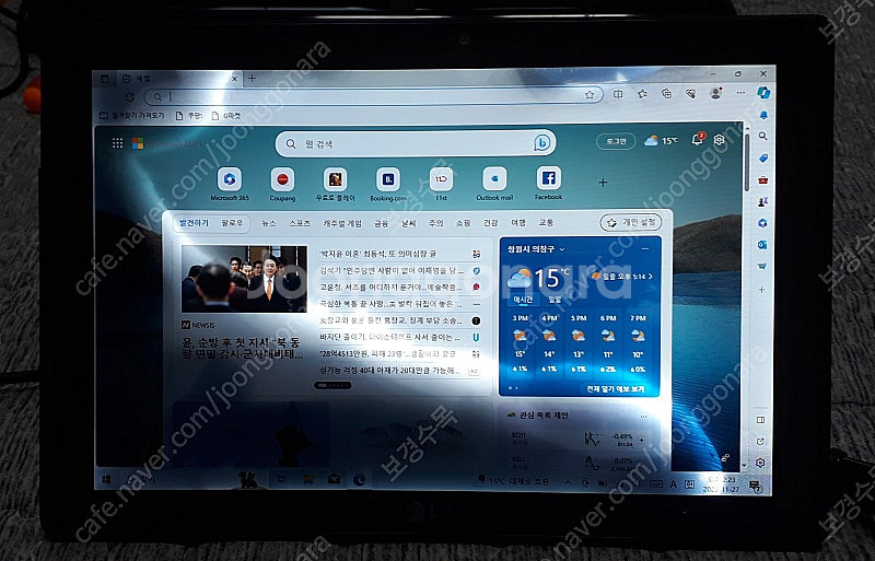 LG 테프릿북 듀오 10T550 B56BK 빛샘 .충전...--5