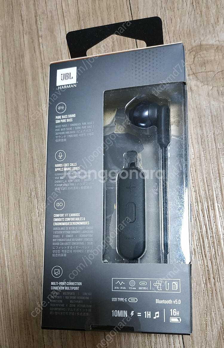 JBL TUNE215BT 무선 이어폰 새제품(미개봉)--2