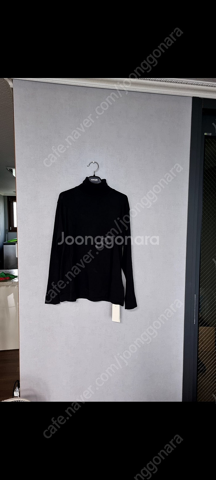 디루치아노 블랙 기본 기모 폴라티 77~88--0