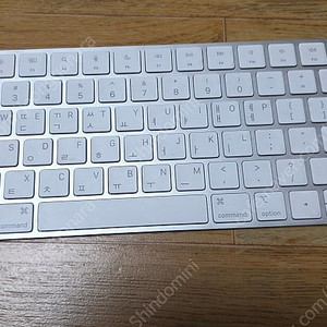 Apple Silicon 장착 Mac용 Magic Keyboard Touch ID 탑재 한국어, 텐키리스 (MK293KH/A)