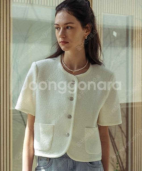 연애남매 세승 착용 틸아이다이 하퍼 라인 트위드 자켓--0