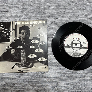 (Beatles 신보 발매 기념 특별 할인!) [희귀] 폴 맥카트니 & 윙즈 I'VE HAD ENOUGH 영국산 single Paul McCartney Wings 前 비틀즈 LP